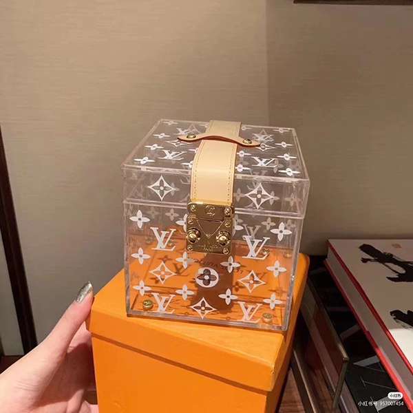 ルイヴィトンキューブ型 BOX/透明 ケース 偽物 GI0481